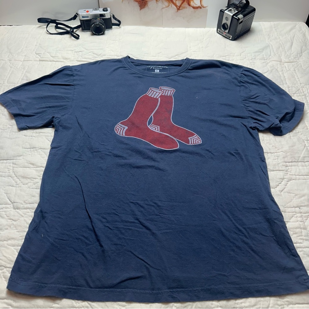 Vintage Style MLB Graphic Tee | Boston Red Sox Relaxed Fit · Wright & Ditson XL